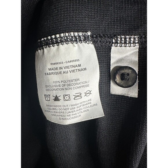 Nike‎ Golf Polo Shirt Black Dri Fit Embroidered Star Swoosh Men’s Size Medium - Picture 5 of 6